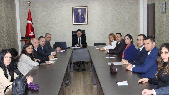 İlçe Milli Eğitim Müdürümüz Selim KARATAŞ başkanlığında Okul Müdürleri toplantısı yapıldı.